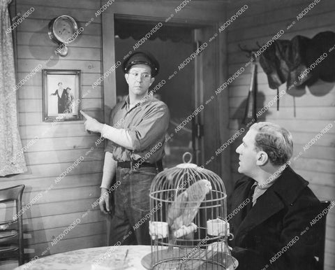 crp-12956 1945 photo William Bendix, Phil Silvers & a parrot film Don Juan Quilligan crp-12956