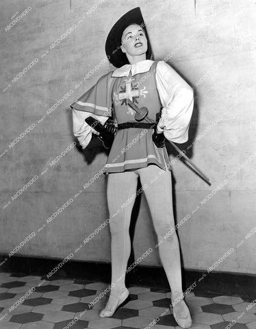 crp-13007 1947 dancer Clarissa live stage play The Three Musketeers crp-13007