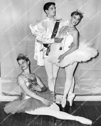 crp-13071 1950's ballet dancers Andree Vigeant, Dwight Grell, Ada Free ANTA Dance Festival crp-13071