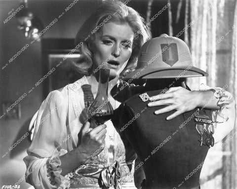 crp-13161 1950's 60's some lady hugging a clothing mannequin wearing a pith helmet ?? crp-13161