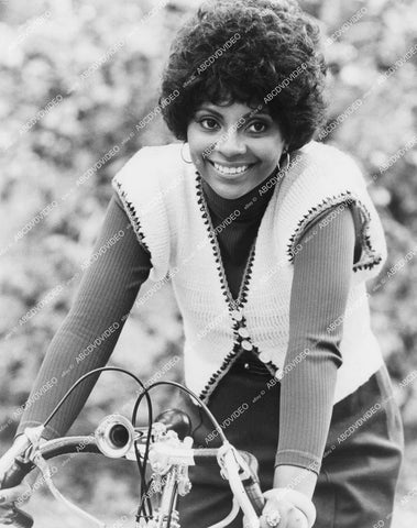 crp-13225 1980's Leslie Uggams on bicycle TV The Henry Fonda Special crp-13225