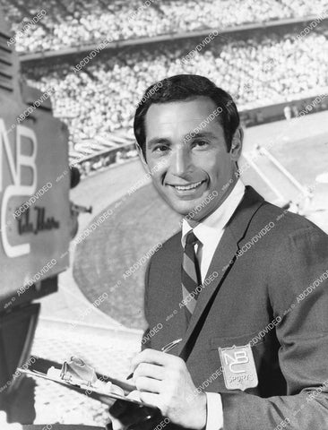 crp-13257 1968 MLBaseball legend Sandy Koufax for NBC color baseball telecast crp-13257