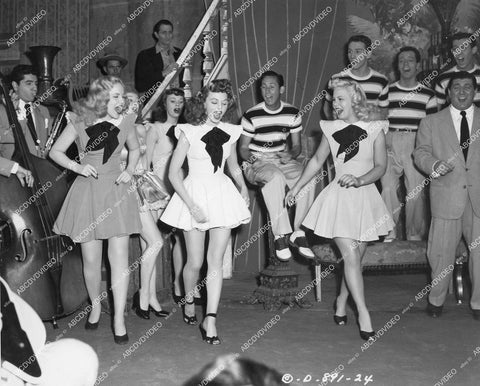 crp-13394 1947 dancing cuties Judy Clark, Jean Porter, June Preisser, Tony Pastor film Two Blondes and a Redhead crp-13394