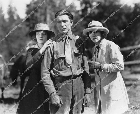crp-13461 1923 Janet Ford, Albert J Smith, Edith Johnson silent serial film The Steel Trail crp-13461