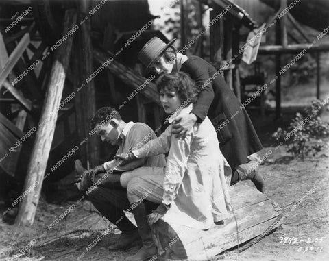 crp-13462 1923 Janet Ford, Albert J Smith, Edith Johnson silent serial film The Steel Trail crp-13462