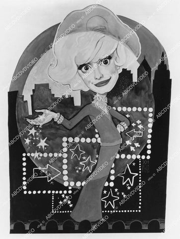 crp-01353 1967 caricature Carol Channing TV special Carol Channing and 101 Men crp-01353
