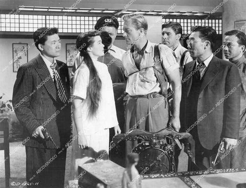 crp-13551 1953 Victor Sen Yung, Nancy Gates, Henry Kulky, Richard Denning, Philip Ahn, Michael Pate, Kam Tong film Target Hong Kong crp-13551