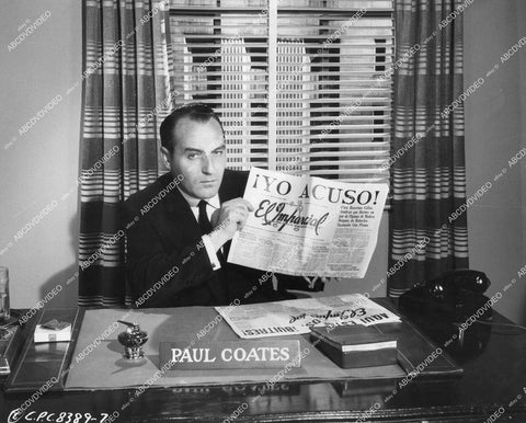 crp-13554 1957 Paul Coates narrates film The Tijuana Story crp-13554