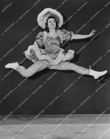 crp-13653 1939 ice skater Anne Haroldson does splits flying through air film Ice Follies of 1939 crp-13653