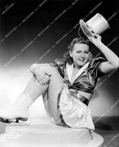 crp-13676 1943 pretty ice skater Gladys Rogers for Ice Revels of 1943 crp-13676