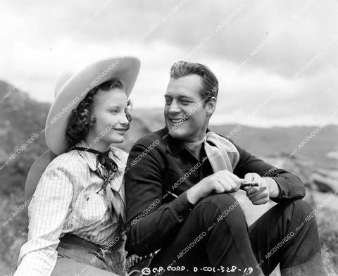 crp-13715 1940 Marjorie Cooley, Charles Starrett film West of Abilene crp-13715