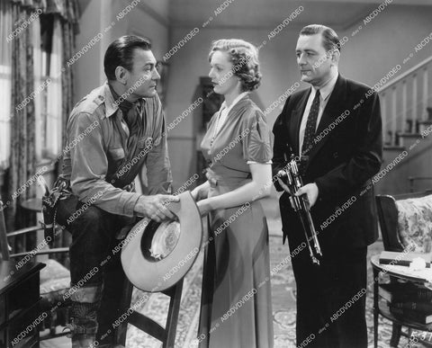 crp-13744 1938 Buck Jones, Dorothy Fay, Kenneth Harlan film Law of the Texan crp-13744