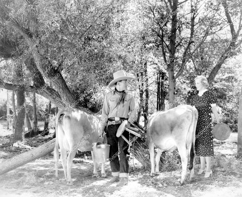 crp-13759 1937 Buck Jones, Virginia Dabney film Boss of Lonely Valley crp-13759