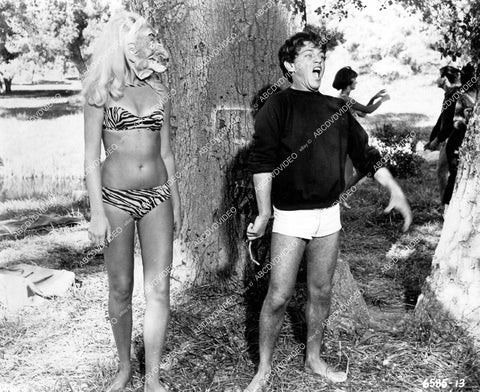 crp-13859 1966 sexy blonde in bikini & mask, Tommy Kirk film The Ghost in the Invisible Bikini crp-13859