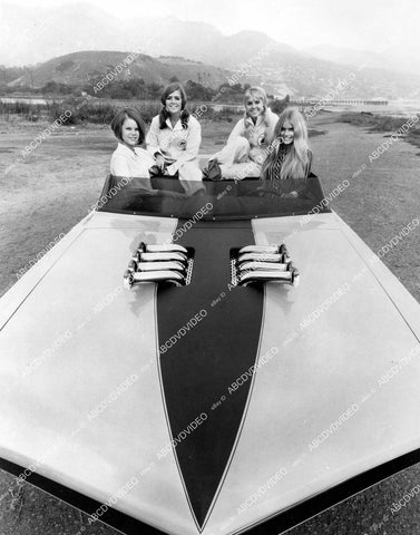 crp-13881 1968 pretty babes custom hotrod or speedboat for documentary TV The California Girl crp-13881