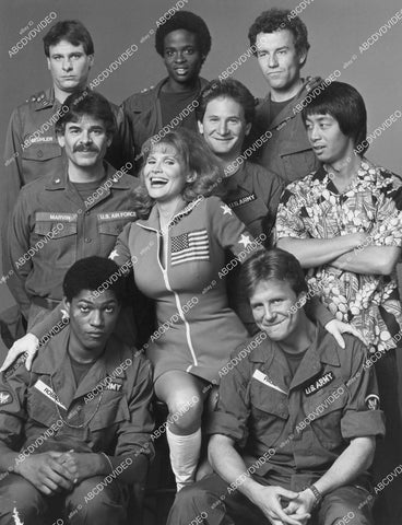 crp-13941 1980 Randall Carver, Dave Hubbard, Phil Hartman, Joby Baker, Philip Charles MacKenzie, George Kee Cheung, Arrika Wells, Laurence Fishburne, A.C. Weary TV Six O'Clock Follies crp-13941
