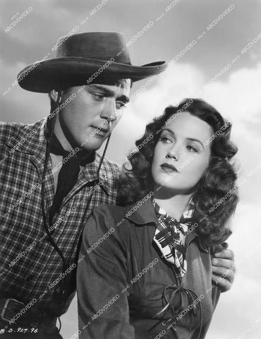 crp-14011 1948 beautiful Barbara Britton, William Bishop film The Untamed Breed crp-14011