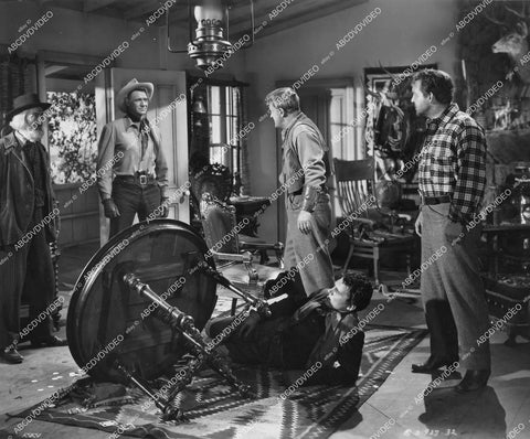 crp-14027 1948 Gabby Hayes, Sonny Tufts, Joe Sawyer, Gordon Jones film The Untamed Breed crp-14027