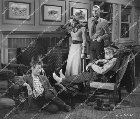 crp-14033 1948 Gabby Hayes, Sonny Tufts, Barbara Britton, George E Stone film The Untamed Breed crp-14033