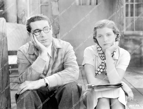 crp-14090 1920's Lloyd Hughes and actress unknown silent film crp-14090