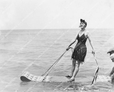 crp-14231 1924 Julia Faye on water skiing board silent film Feet of Clay crp-14231