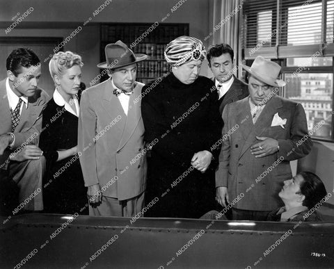 crp-14279 1945 Alan Curtis, Noah Beery Jr, Richard Benedict, Ole Olsen, Chic Johnson, Lee Patrick, Stanley Clements film See My Lawyer crp-14279