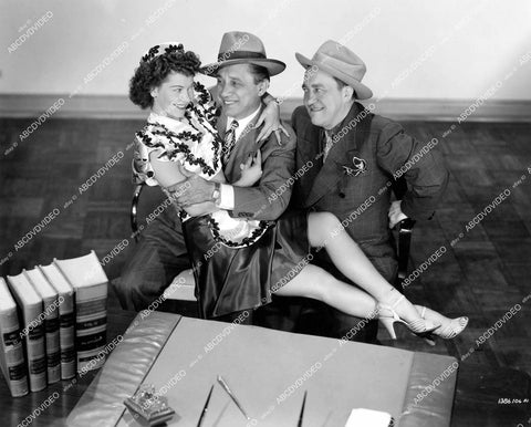 crp-14303 1945 pretty chorus girl dancer Grace McDonald, Ole Olsen, Chic Johnson film See My Lawyer crp-14303