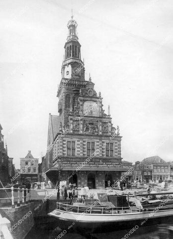 crp-14329 1924 news photo historic Alkmaar Holland famous Cheese House (I love cheese) crp-14329