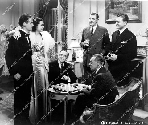 crp-14652 1937 Elisha Cook Jr, Ann Rutherford, Richard Dix, Walter Kingsford, Paul Harvey, Henry Kolker film The Devil Is Driving crp-14652