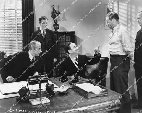 crp-14734 1939 Jonathan Hale, Kerman Crips, Stanley Fields, Jack Holt film Fugitive at Large crp-14734