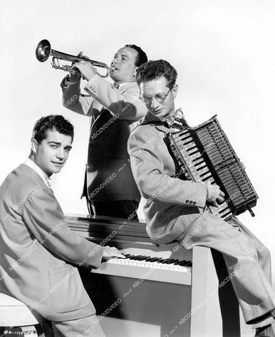 crp-14840 1946 musicians Jack Fina, Manny Stevens, Milton Delugg film It's Great to Be Young crp-14840