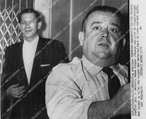 crp-01492 startled elevator operator Detroit Jail when singer Johnnie Ray arrested Vice Charges crp-01492
