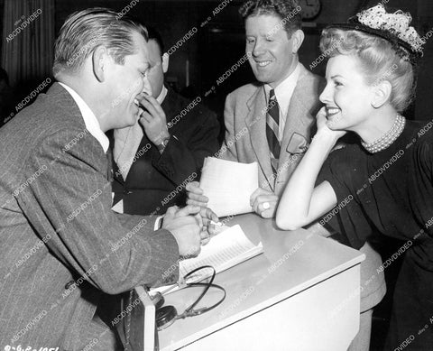crp-15107 1946 Lou Busch, Rudy Vallee, Janet Blair radio show crp-15107
