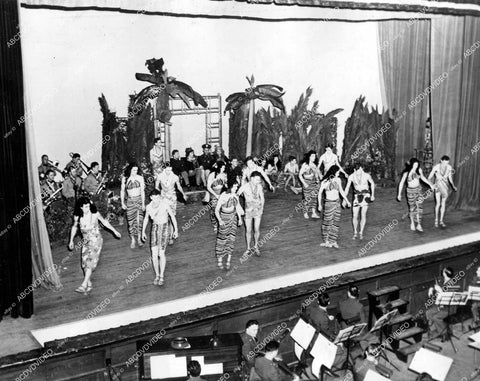 crp-15149 1941 West Point cadets in drag do musical show in skirts and shorts south seas "Malum in Sea" crp-15149