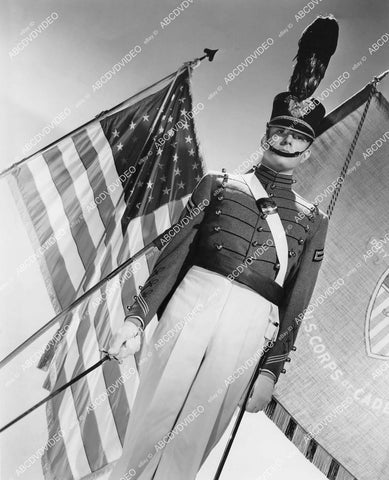 crp-01523 1941 Nelson Eddy portrait patriotic in uniform w flags film The Chocolate Soldier crp-01523