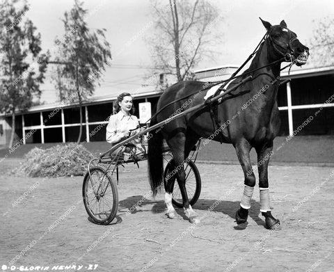 crp-15241 1947 Gloria Henry ready for harness racing film Sport of Kings crp-15241