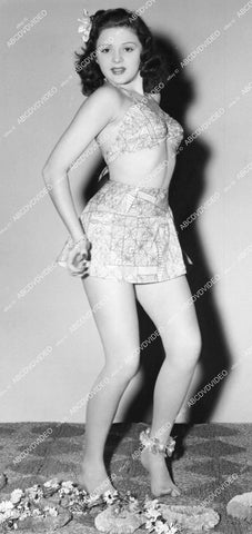 crp-15378 1942 sexy dance in short skirt Peggy Drake w great legs film The Tuttles of Tahiti crp-15378