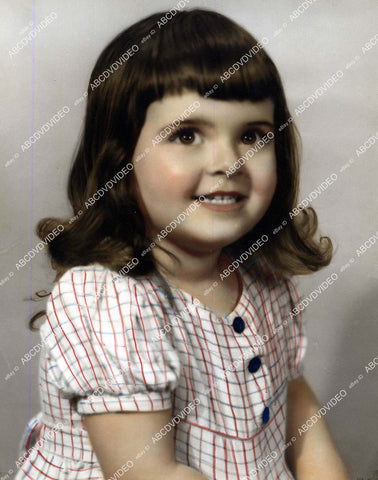 crp-15395 1945 hand tinted pic child star Mary Sue Vitz portrait crp-15395