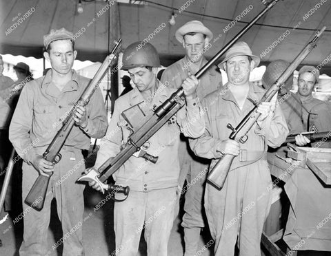 crp-15414 1943 WWII Fort Ord Calif soldiers w captured anti tank gun crp-15414