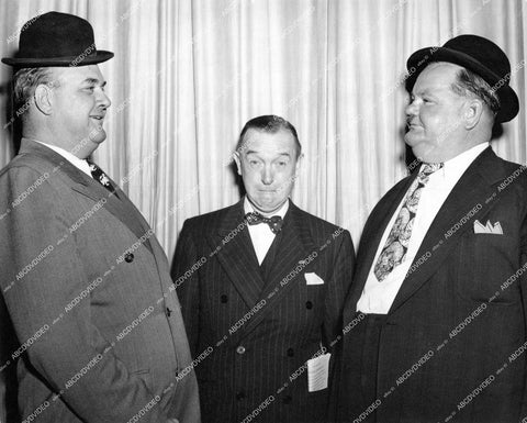 crp-15434 1944 Don Wilson, Stan Laurel, Oliver Hardy for AFRS Armed Forces Radio Service crp-15434