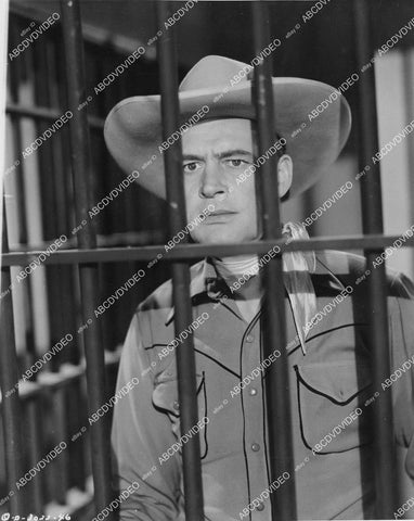 crp-01547 1945 Charles Starrett cowboy behind bars film Phantom of the Desert crp-01547