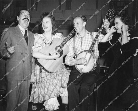 crp-15485 1944 Jerry Colonna, Lulu Belle & Scotty, Gloria Jean for AFRS Armed Forces Radio Service crp-15485