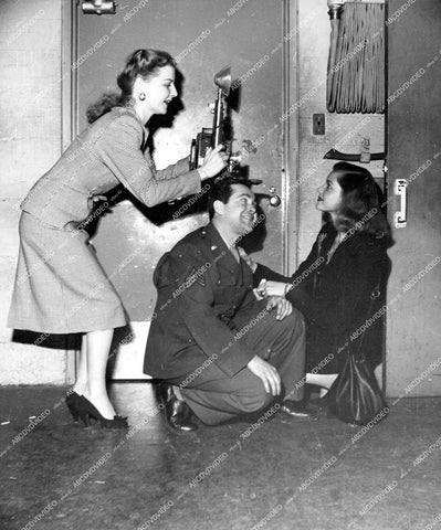 crp-15499 1944 Ann Sheridan, Jerry Hausner, Lauren Bacall for AFRS Armed Forces Radio Service crp-15499
