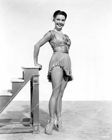 crp-15587 1954 cutie Jane Fischer in short skirt shows off legs film Athena crp-15587