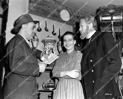 crp-15596 1943 Betty Field, Bob Cummings & writer maybe film Flesh and Fantasy crp-15596