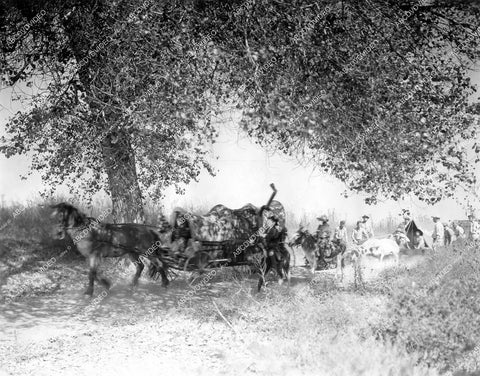 crp-16114 1933 Mickey Rooney, Douglas Scott, Marvin Stephens & kids short subject Mickey's Covered Wagon crp-16114