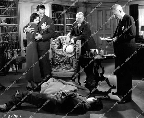 crp-16135 1935 Charles Wilson, Samuel S Hinds, Alden Chase, Geneva Mitchell film Behind the Evidence crp-16135