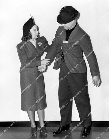 crp-16159 1939 Christina Welles demos female self defense Jiu-Jitsu on Rob Roy Crime Does Not Pay short subject film Money to Loan crp-16159