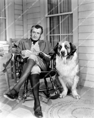 crp-16270 1939 Jonathan Hale & St Bernard dog short subject film One Against the World crp-16270