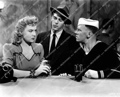 crp-16298 1944 Tom Trout, Audrey Totter, William Bill Phillips film Main Street After Dark crp-16298